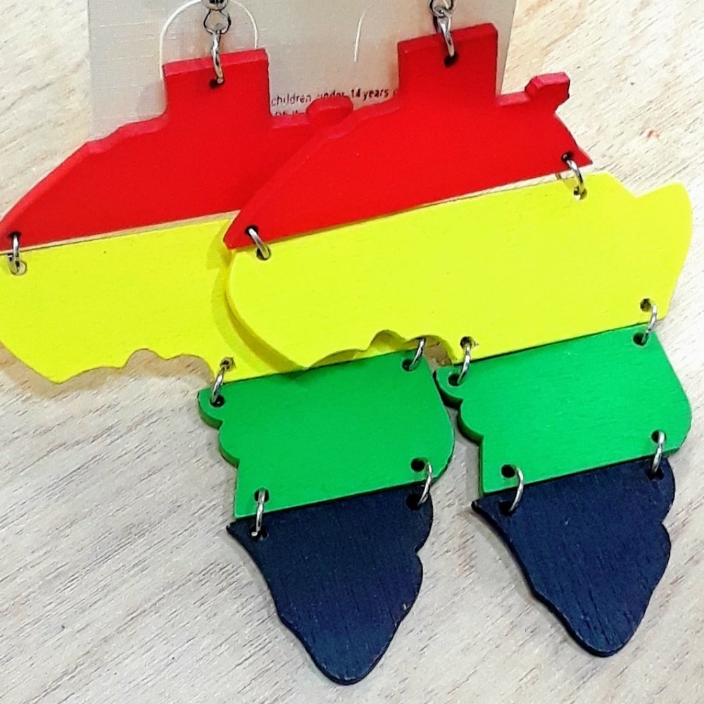 Womens African earrings